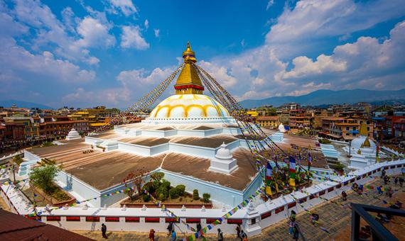 博拿佛塔Boudhanth Stupa